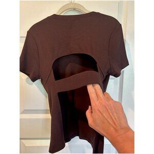 Cute open back top for night out